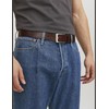 JACK & JONES Men's Jacstockholm Leather Belt Noos, Brown Stone