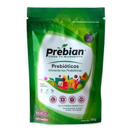 Prebian Prebiótios 150 Probióticos Fibra Vegano Azúcar