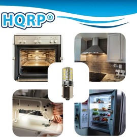 HQRP 10-Pack 3W 250-300 Lumen BA15s 32 LEDs Cool White Bulbs for #1141#1156 Jayco RV Interior/Porch Replacement DC