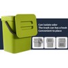 Spesh 2 Pcs (3L+5L) Food Waste Bins Hanging Trash Cans