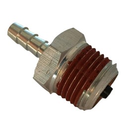 JFS Check Valve N541850 For Porter Cable Dewalt Craftsman Air Compressor - Stainless Steel, 2 Ports, 1/2 in Inlet, Female Iron Pipe Outlet