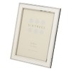 Sixtrees Abbey White 2-103-68 Polished Silver photo frame with lacquered