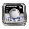 Disposable Gas Burner Liners 50 Pack, Aluminum Foil Square Stove