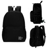 K-Cliffs Classic Backpack Quality Student Bookbag Basic Travel Daypack w/Water