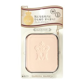 Majorica Majorca Face Powder, Presto Pour Cover, Refill, 0.4 oz (10 g), Pressed Powder, Graceful Solid Type, Pore Cover, Lucent, Adds Gloss and Stickiness