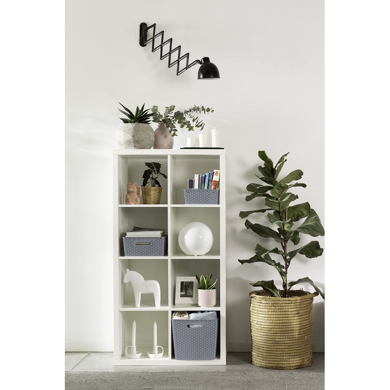 Curver My Style Small Rectangular Storage Basket 4L - Blue