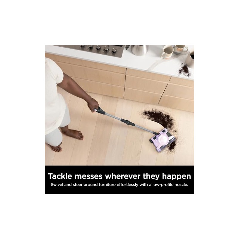 Shark V2945Z 12in Rechargeable Floor Carpet Sweeper (Renewed)
