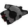 Komine GK-2593 Protective Fingerless Mesh Gloves for Motorcycles Light Grey