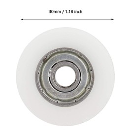 Fdit 30mm Halls Greenhouse Door Wheel Replacement Shower Door Rollers Glass Roller Replacement Kits