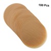 MAGICLULU 100pcs Round Baking Paper Liners Natural Unbleached Parchment Sheets