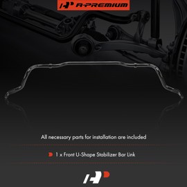 A-Premium [21mm] Front Suspension Stabilizer Bar Kit, Compatible with Land Rover Range Rover Evoque 2012-2019