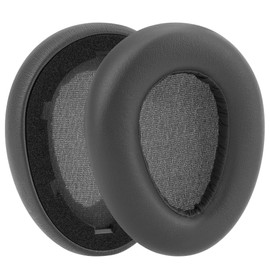 Geekria QuickFit Replacement Ear Pads Compatible with JLab JBuds Lux ANC Wireless Headphones, Ear Cushions, Repair Parts (Graphite)