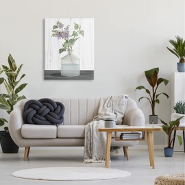 Stupell Industries Spring Lilac Sprig Quaint Country Florals Glass Jar, Design by Cindy Jacobs