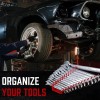 Unbranded 13 Slot Wrench Organizer Holder Metal Tool Box Storage