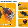weideer Extension Cord with Switch On/Off,IP67 Waterproof Inline Cord Switch