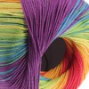 Milisten 133M Weiches Häkelgarn Mehrfarbiges Baumwollstrickgarn Handstrickgarn Webgarn Häkelgarn (Regenbogen)