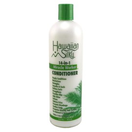 Hawaiian Silky Miracle Worker 14-In-1 Conditioner 16 Ounce (474ml) (Pack of 3)