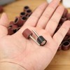 Dophee 100Pcs Sanding Drum 1/2(inch) 80 Grit Sand Bands Shank