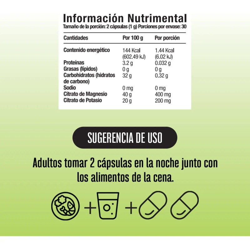 Duo Resveratrol Y Citrato De Magnesio + Citrato De Potasio