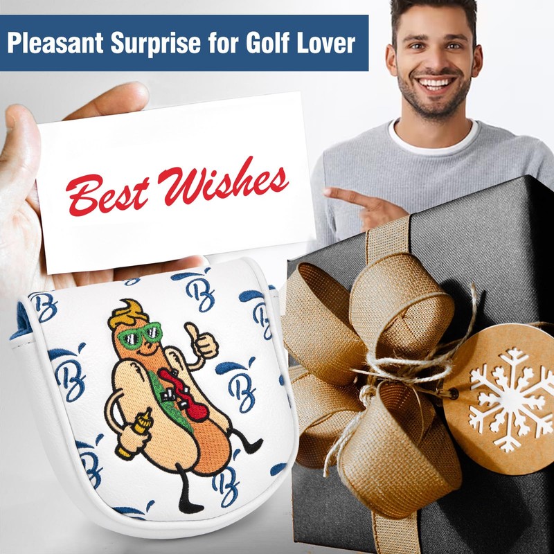 Golf Putter Covers DF3 Mallet Putter Putter Headcover Hot Dog