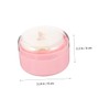 FOMIYES Setting Powder Jar Puff Portable Body Powder Puff Box