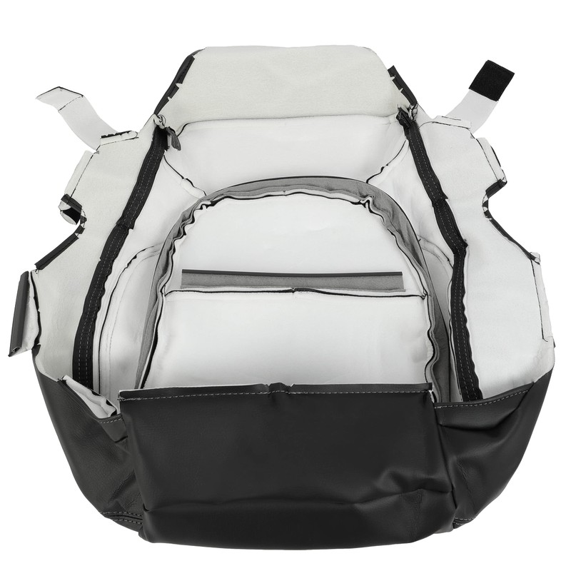 ECOTRIC Synthetic Leather Seat Covers Driver Bottom Side Compatible with