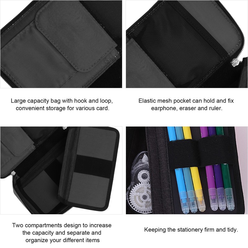 Pencil Bag Large Capacity Convenient Storage Portable Comfortable Hand Feel