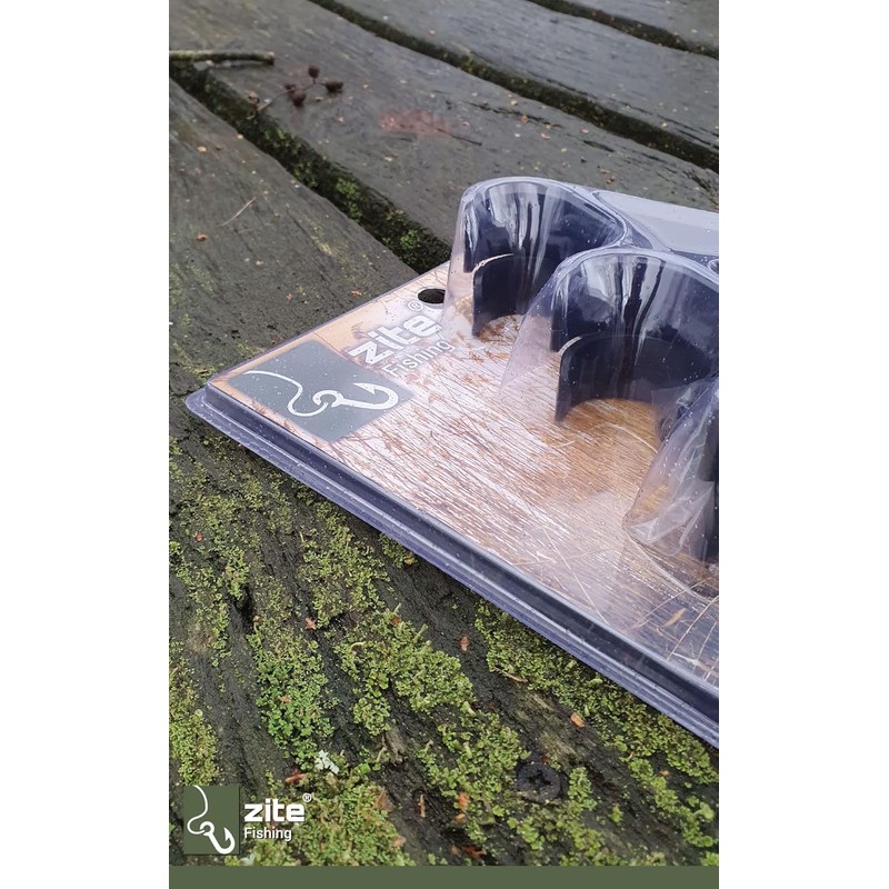 Zite Fishing Rod Wall Mount Set, Rod Holder for Wall