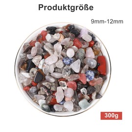 300 g Small Gemstones Set 8-12 mm