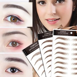 Waterproof Makeup Products Damage Free Eyebrows Tint For Eyebrows Easy To Apply Eyebrows Professional Accessories, Brown-08, 2pcs