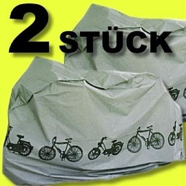 Hillfield Lot de 2 bâches de protection pour vélos