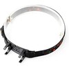 Black Flashlight Clip Buckle Headband Adjustable Head Belt Head Strap