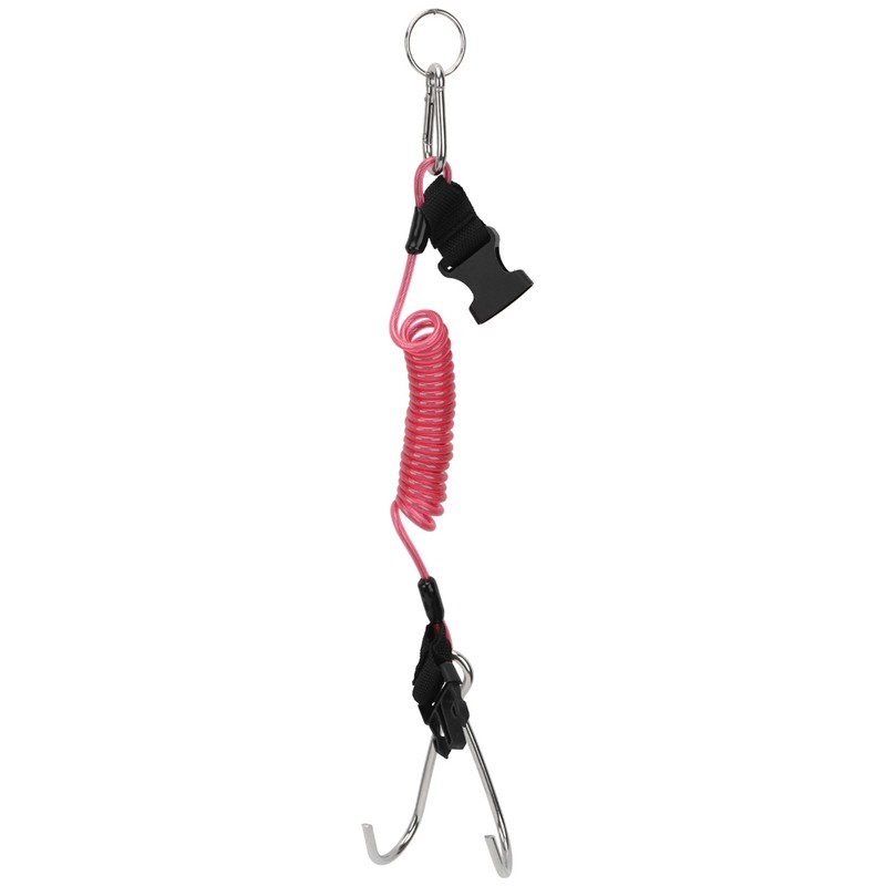 Stainless Steel Marine Sports Reef Double Hook with Spring Rope