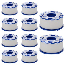 10-Pack Faucet Water Filter Cartridges Replacement – Compatible with Most Kitchen & Bathroom Sink Filters, Reduces Chlorine, Fluoride, Heavy Metals and Hard Water (A-10 Pcs)