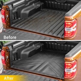 JTYZSM Truck Bed Mat for Ford Maverick 2022 2023 2024 2025 Cargo Mat All-Weather Protector Trunk Bed Liner Compatible with 2022-2025 Maverick Gasoline/Hybrid Accessories
