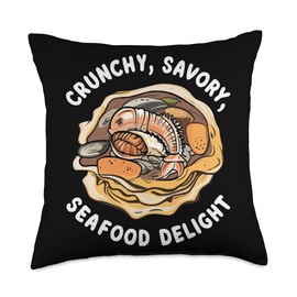 Haemul Pajeon Asian Food Foodie Korean Savory Pancake Throw Pillow