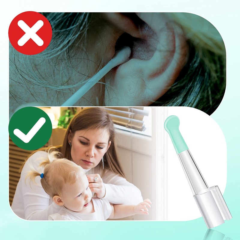 Nuanchu 30 Pcs Ear Spoon Tips Ear Cleaner Replacement Tips