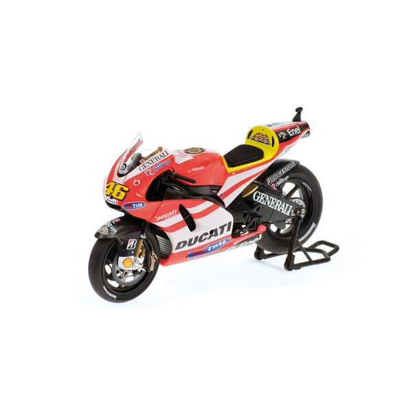 Minichamps 122110046 - Ducati Desmosedici di Valentino Rossi, Moto GP, Scala: 1:12