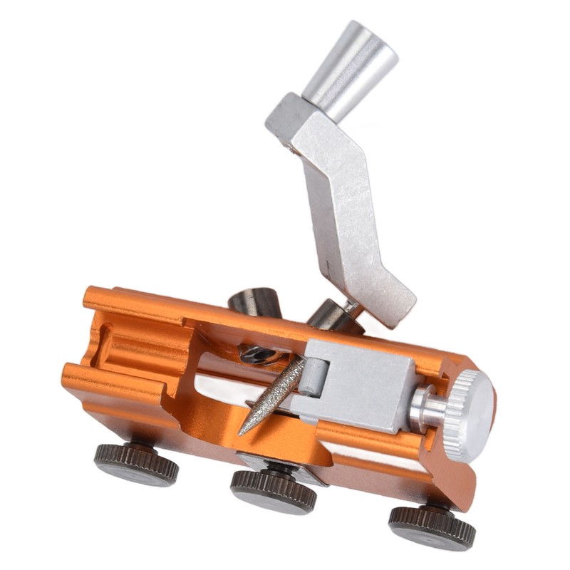 Chainsaw Sharpening Jig Portable Hand Crank Chain Sharpener for Lumberjack