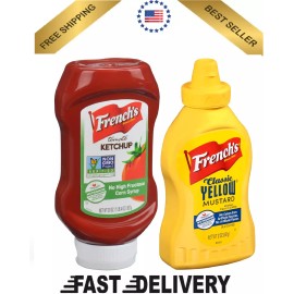 French´s French's Tomato Ketchup and Classic Yellow Mustard Bundle, 32 oz