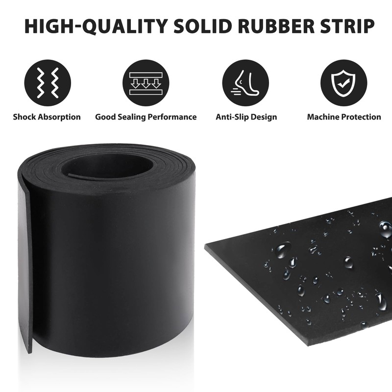 Rubber Strips, Neoprene Mats, Rubber Sheets, Solid Rubber Profiles Rubber