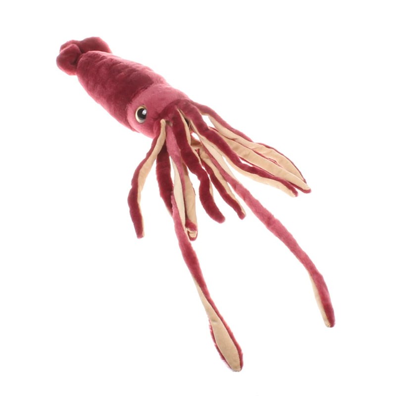 Nohito Large Giant Red Squid Stuffed Animal Plush Pillow Realistic