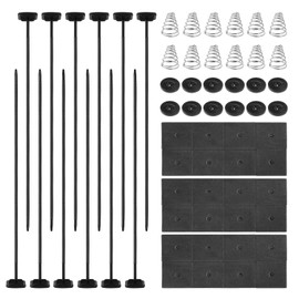 Gosknor 3 Sets/60pcs Car Fan Mounting Kit, Radiator Cooling Fan Mounting Kit Electric Cooling Fan Mounting Kit Universal Transmission Cooler Installation Kit for Car Vehicle