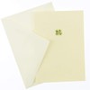 Graphique De France Elegant Embossed Shamrock Four Leaf Clover Blank