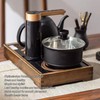 Induction Cooker Wood Frame Minimalist Stable Embedded Electric Tea Stove
