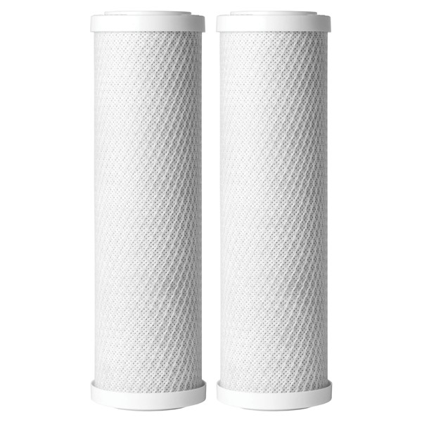 AO Smith 2.5"x10" 5 Micron Carbon Block Sediment Water Filter Replacement Cartridge - 2 Pack - For Whole House Filtration Systems - AO-WH-PRE-RC2