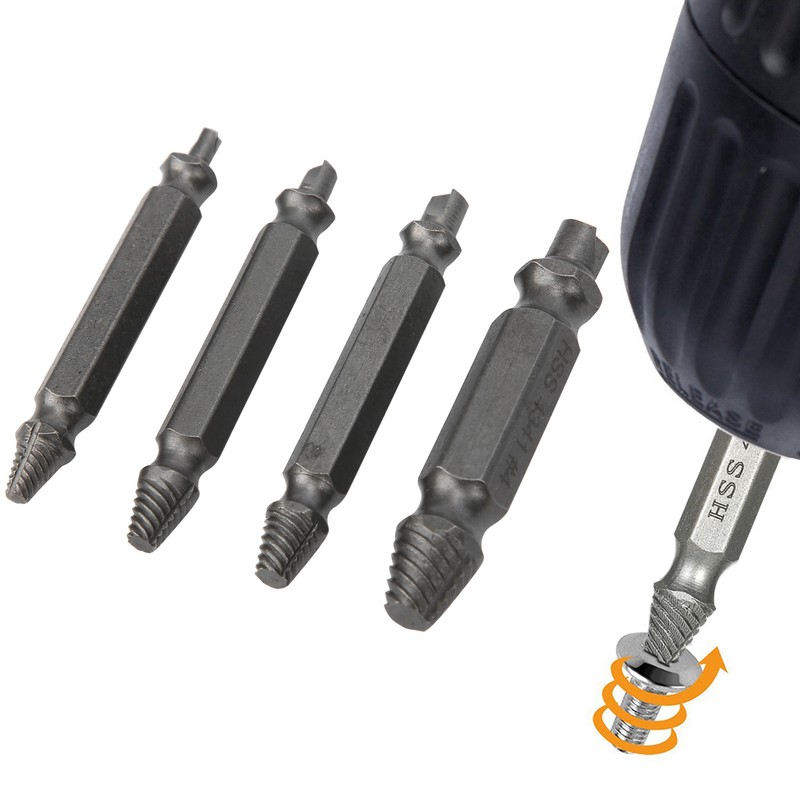 3 Box Screw Extractor Damaged Speed Out Drill Bits Remover