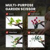 NickyPicky Secateurs Heavy Duty- Precise Pruning Power with Bypass Titanium,