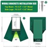 BeneLabel A-Frame Middle Swing Set Brackets, Heavy Duty Steel Swing