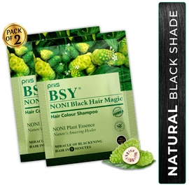 BSY Noni black hair magic shampoo | Noni hair colour | Noni hair dye | Noni shampoo | Hair dye | Hair dye shampoo | Hair colour shampoo | Black hair shampoo